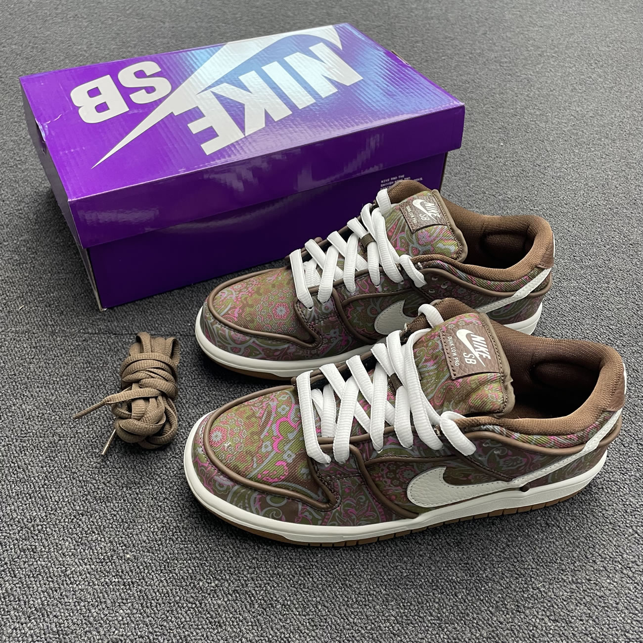 Nike Sb Dunk Low Pro Paisley Brown Dh7534 200 (7) - www.newkick.vip