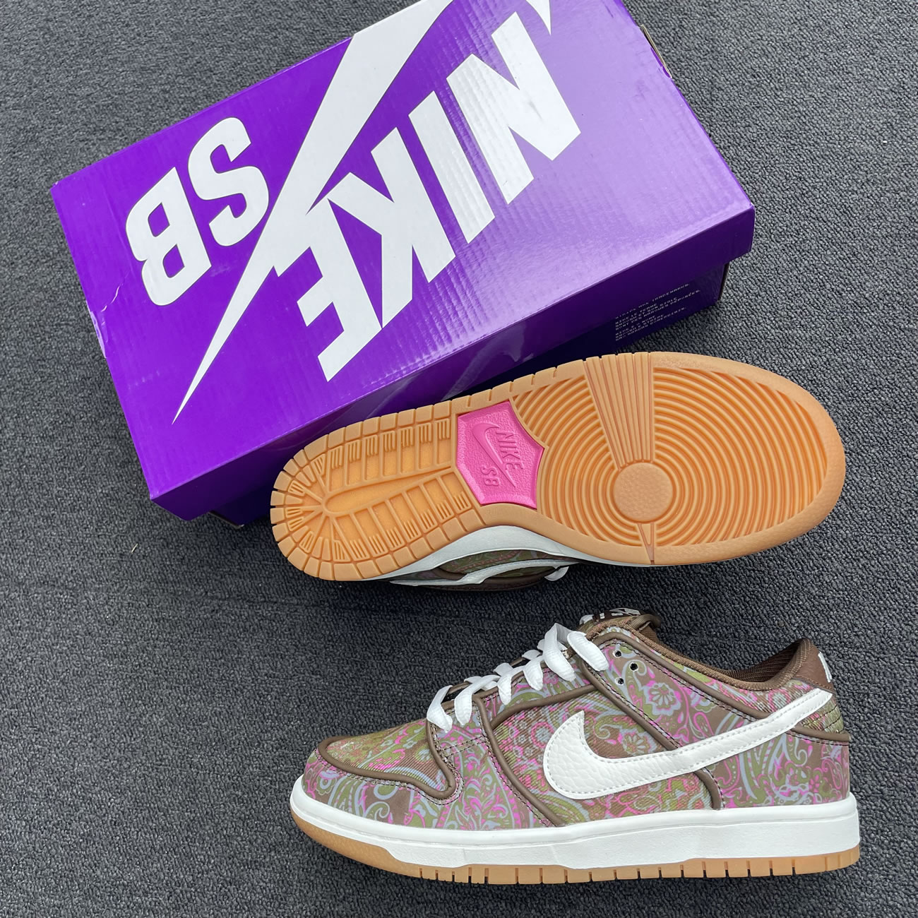Nike Sb Dunk Low Pro Paisley Brown Dh7534 200 (8) - www.newkick.vip