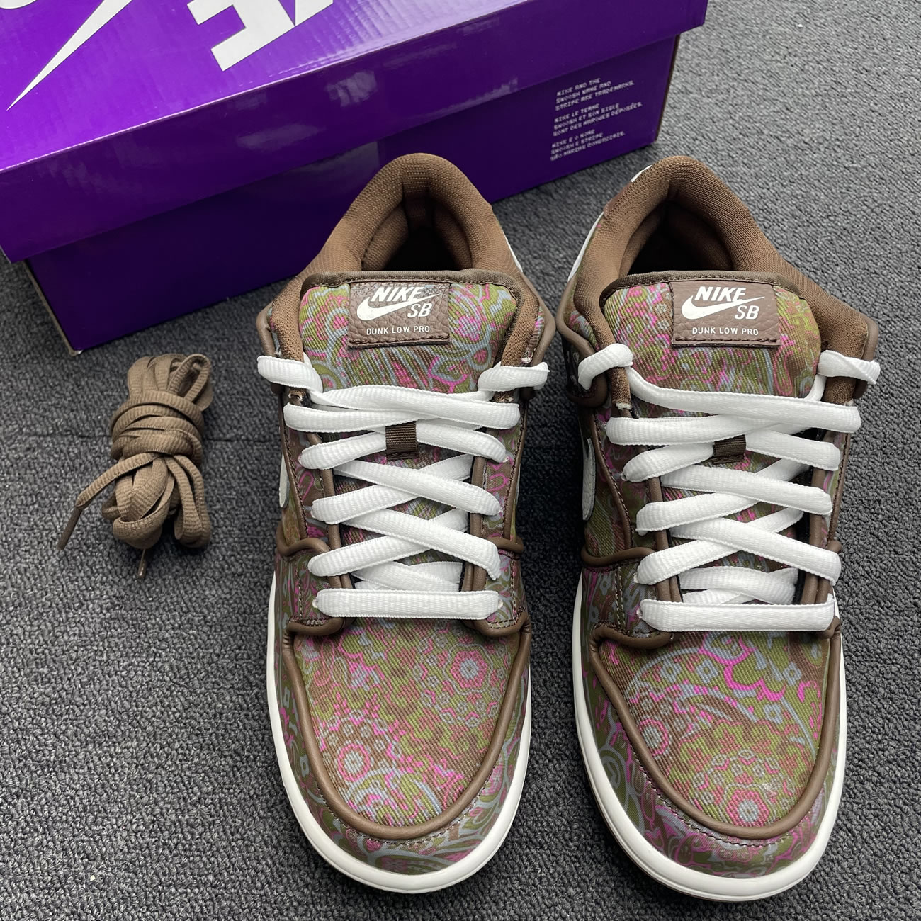 Nike Sb Dunk Low Pro Paisley Brown Dh7534 200 (9) - www.newkick.vip