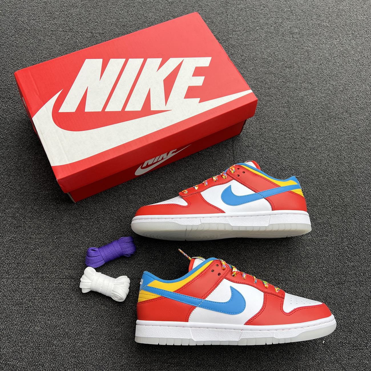 Nike Dunk Low Qs Lebron James Fruity Pebbles Dh8009 600 (10) - www.newkick.vip