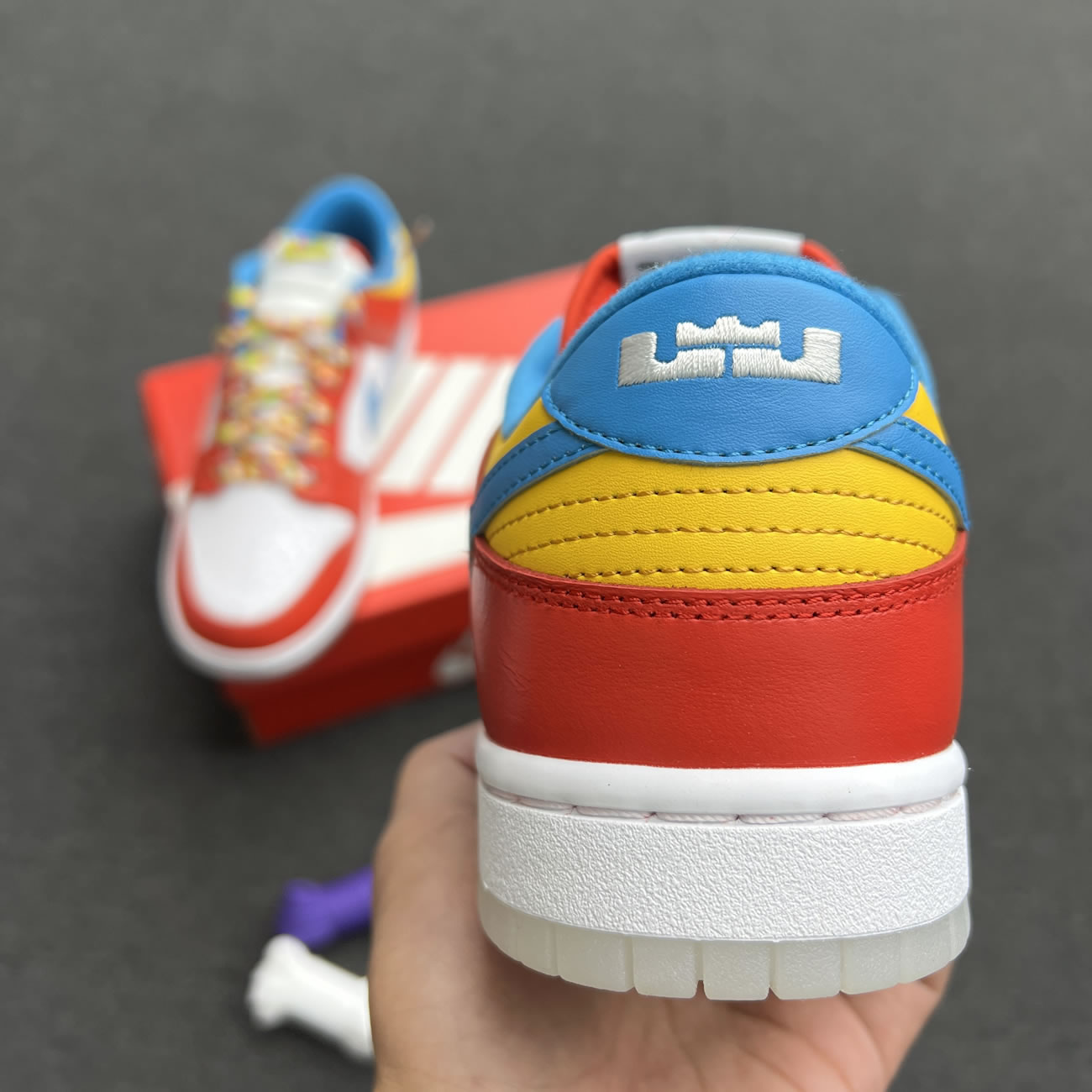 Nike Dunk Low Qs Lebron James Fruity Pebbles Dh8009 600 (11) - www.newkick.vip