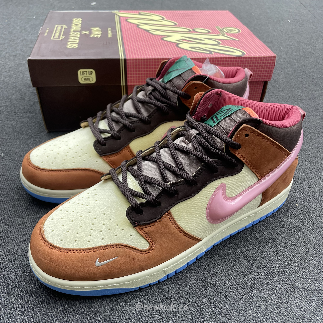 Nike Dunk Mid Social Status Free Lunch Chocolate Milk Dj1173 700 (8) - www.newkick.vip