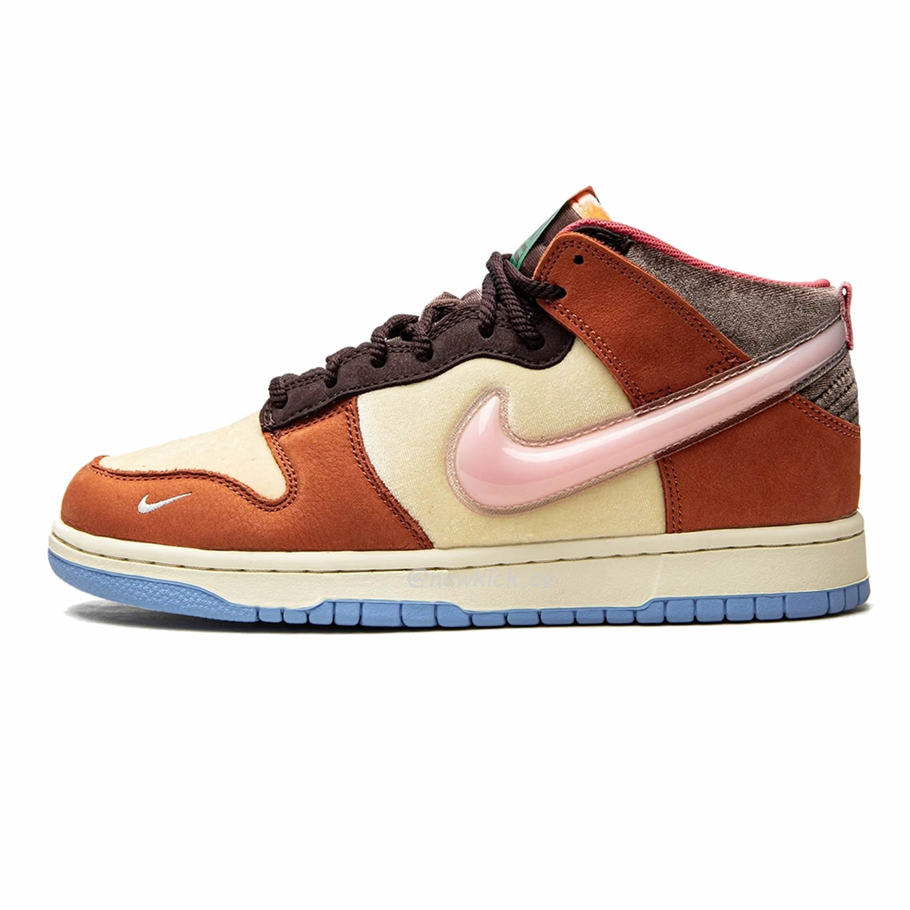 Nike Dunk Mid Social Status Free Lunch Chocolate Milk Dj1173 700 (1) - www.newkick.vip