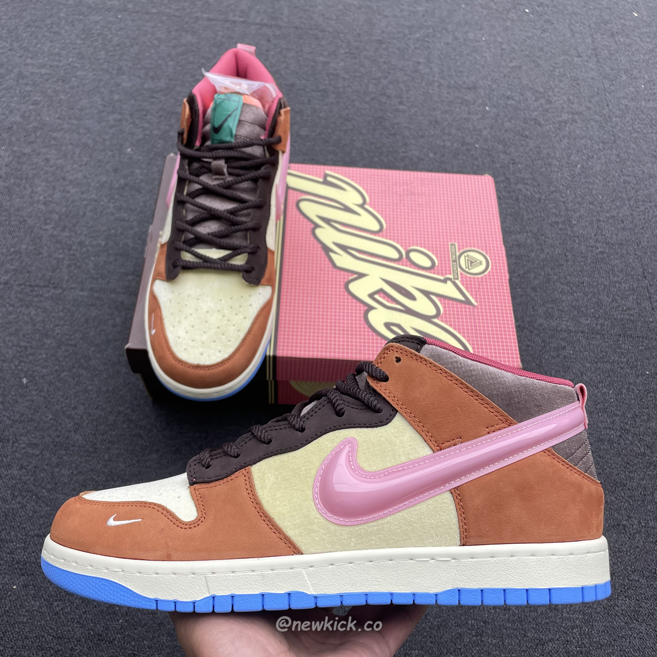 Nike Dunk Mid Social Status Free Lunch Chocolate Milk DJ1173700