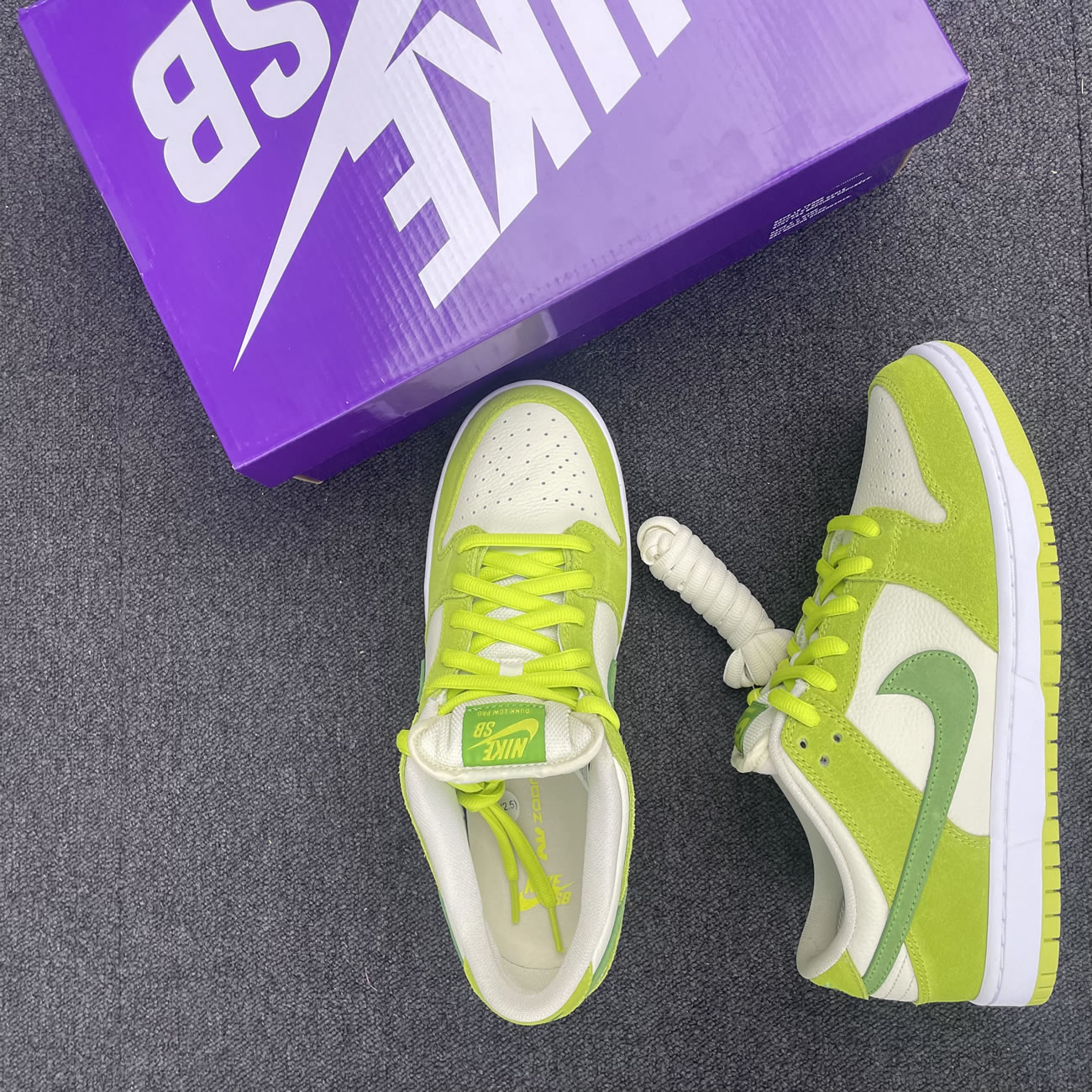 Nike Sb Skateboard Dunk Low Pro Green Apple Dm0807 300 (6) - www.newkick.vip