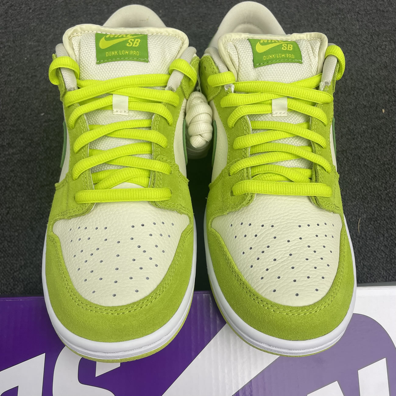 Nike Sb Skateboard Dunk Low Pro Green Apple Dm0807 300 (7) - www.newkick.vip