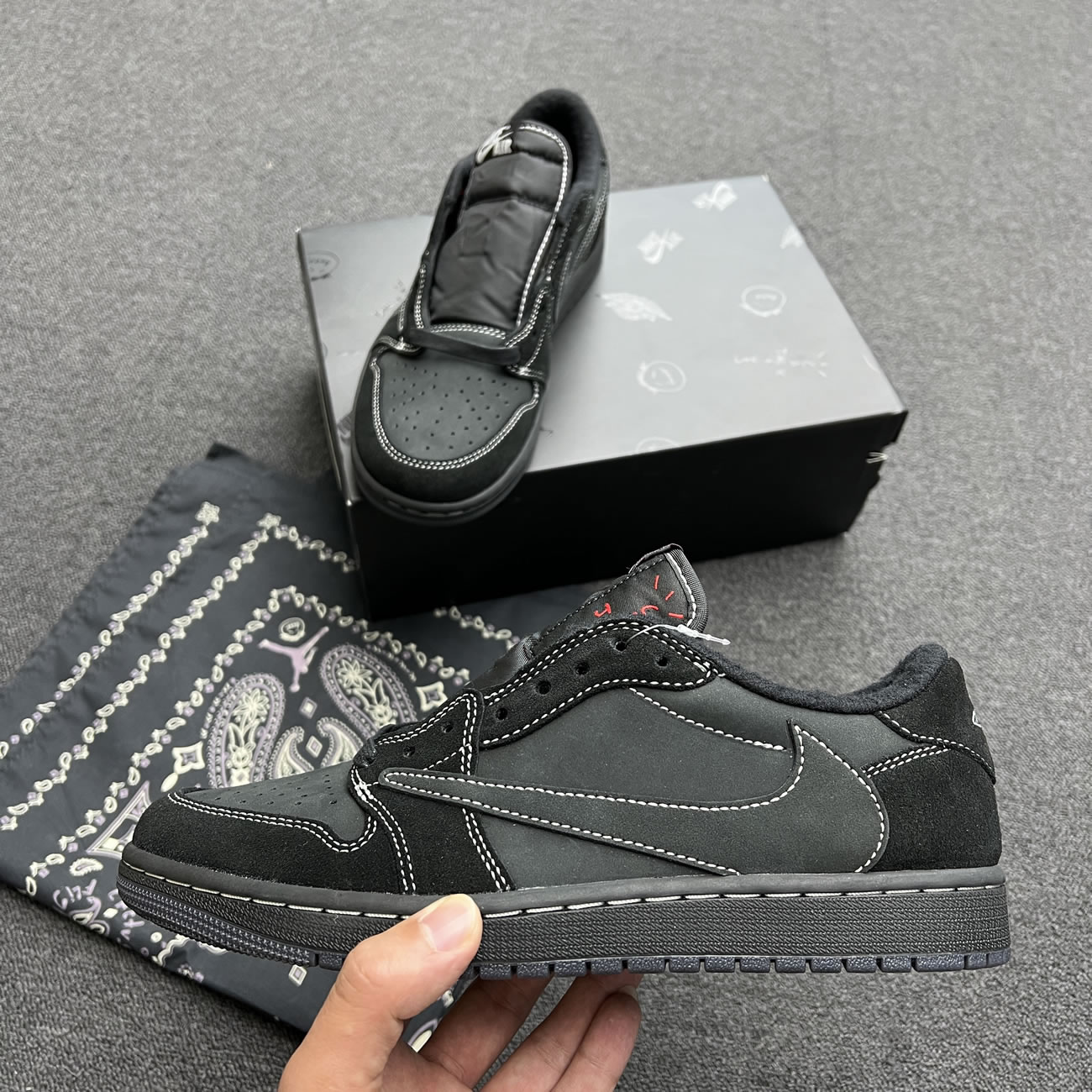 Jordan 1 Retro Low Og Sp Travis Scott Black Phantom Dm7866 001 (4) - www.newkick.vip Jordan 1 Retro Low Og Sp Travis Scott Black Phantom Dm7866 001 (4) - www.newkick.vip