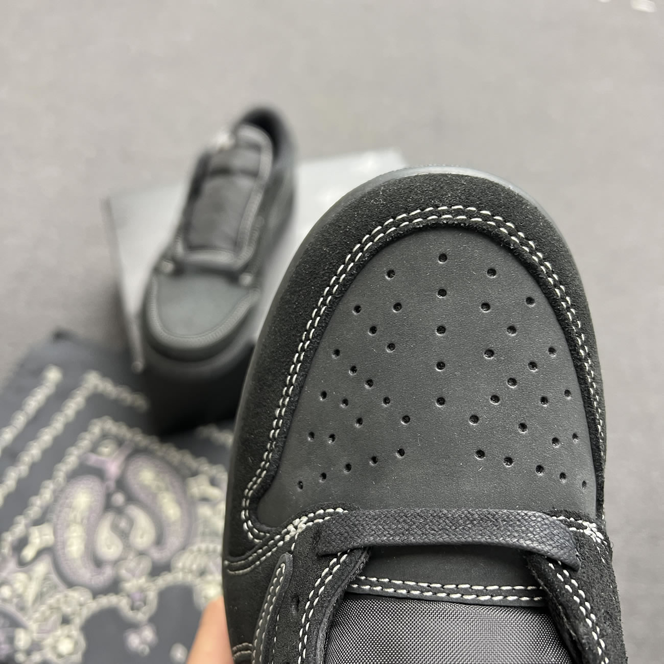 Jordan 1 Retro Low Og Sp Travis Scott Black Phantom Dm7866 001 (5) - www.newkick.vip Jordan 1 Retro Low Og Sp Travis Scott Black Phantom Dm7866 001 (5) - www.newkick.vip