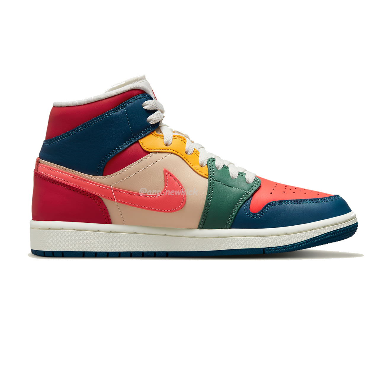 Air Jordan 1 Mid Se Multi Color Dn3738 400 (3) - www.newkick.vip