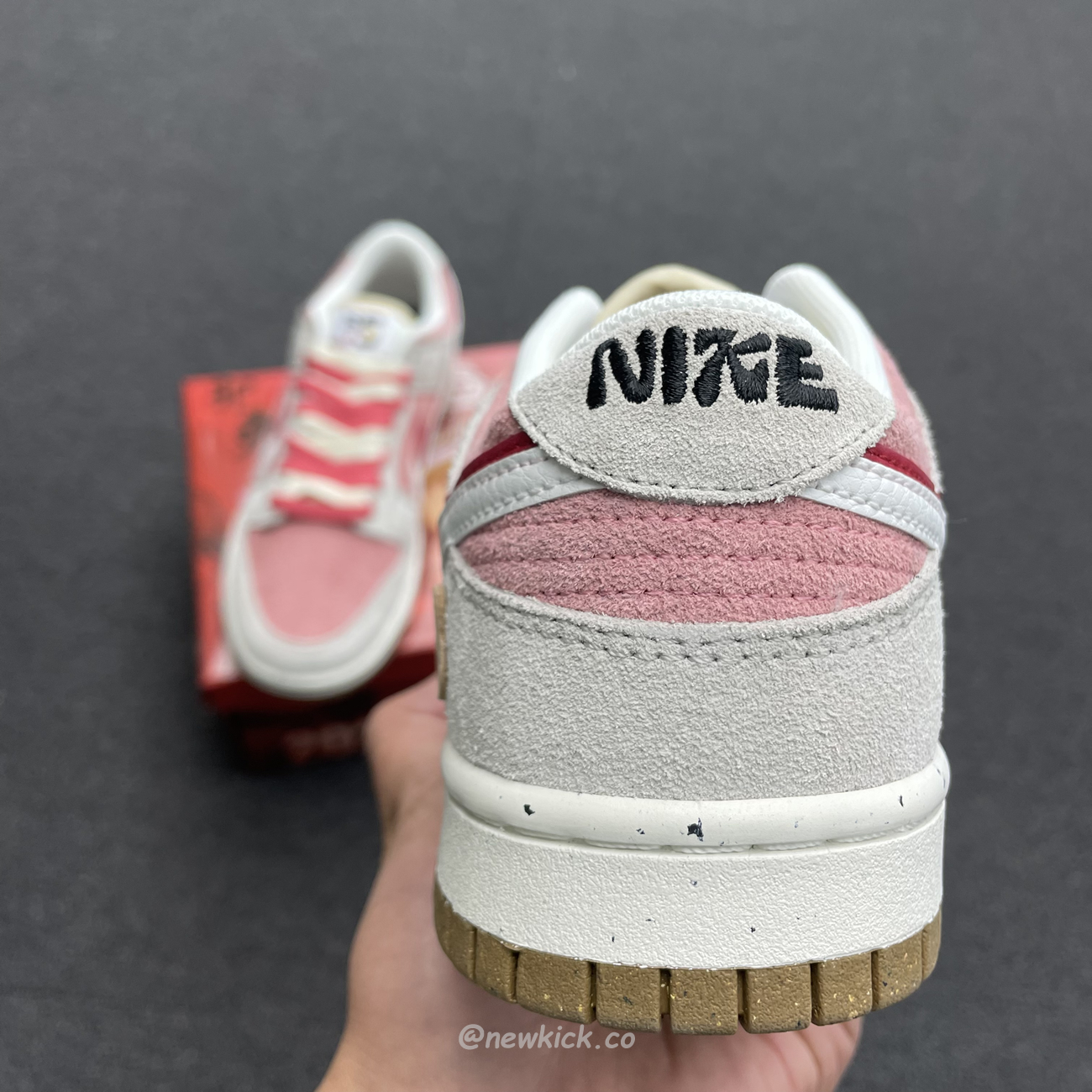 Nike Sb Dunk Low Se 85 Double Swoosh Grey Pink Rabbit Do9457 117 (6) - www.newkick.vip