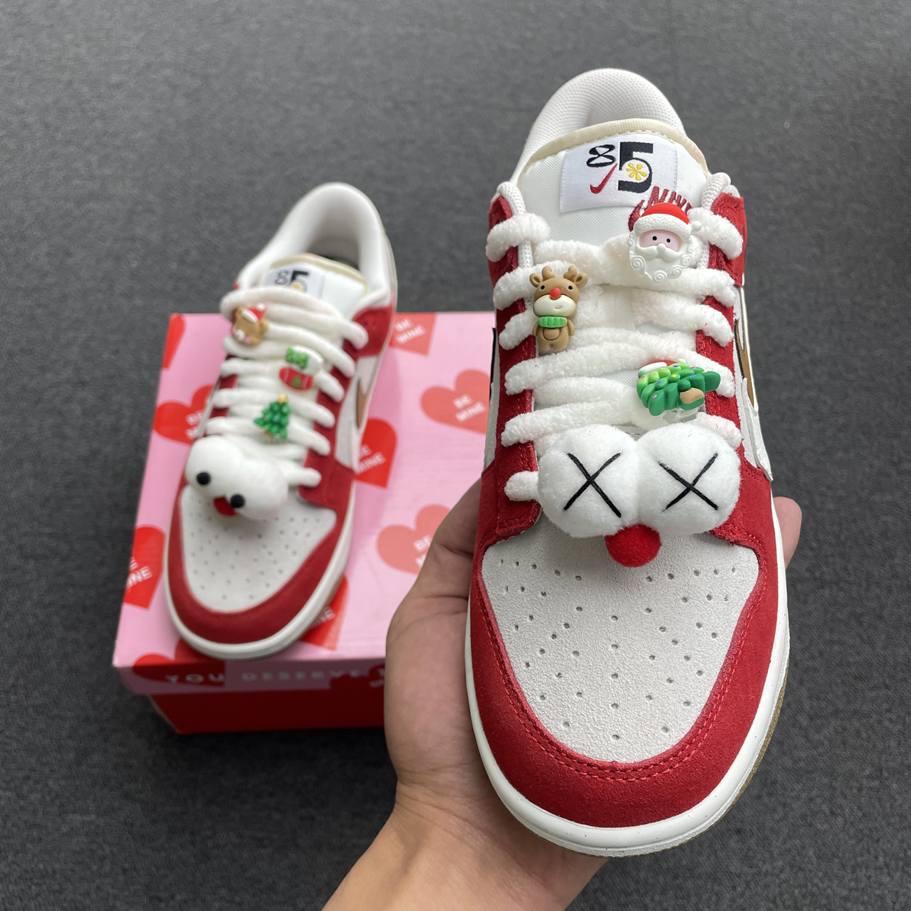 Nike Sb Dunk Low 85 Christmas Red White Brown Do9457 112 (11) - www.newkick.vip