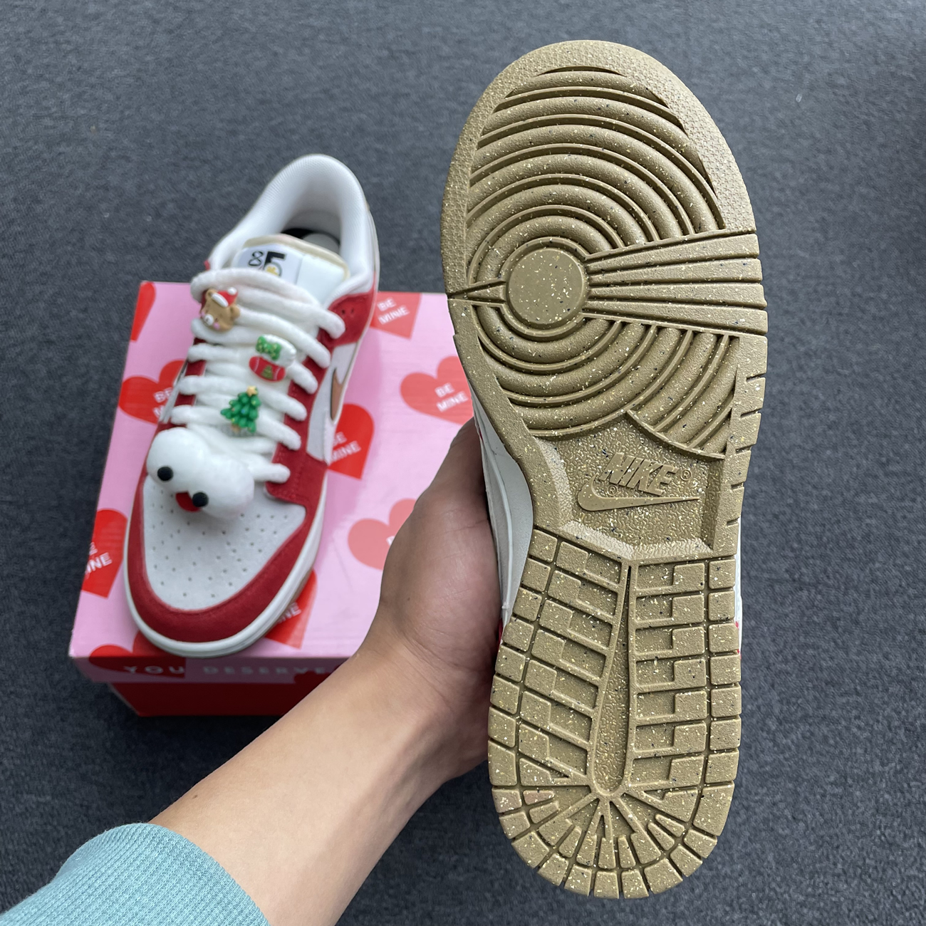Nike Sb Dunk Low 85 Christmas Red White Brown Do9457 112 (14) - www.newkick.vip