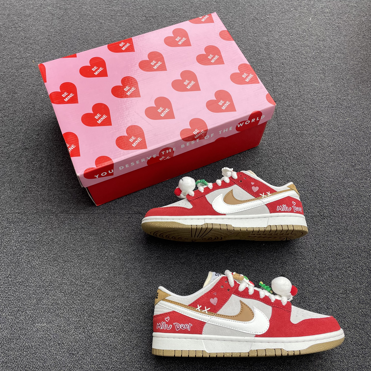 Nike Sb Dunk Low 85 Christmas Red White Brown Do9457 112 (5) - www.newkick.vip