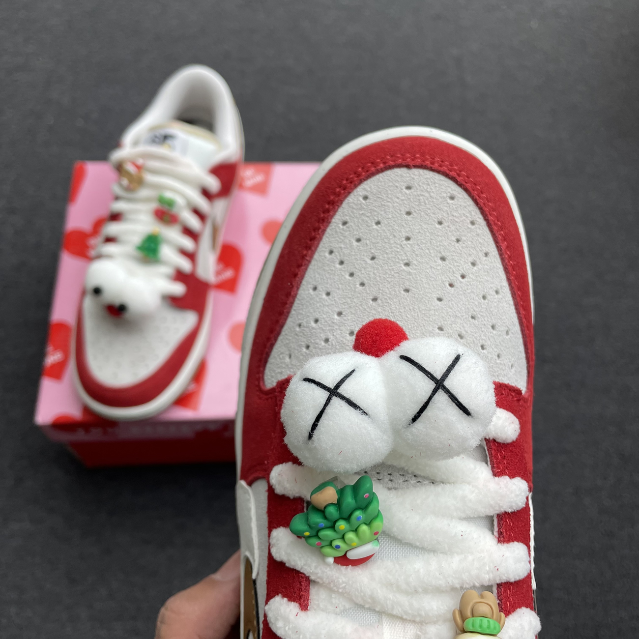Nike Sb Dunk Low 85 Christmas Red White Brown Do9457 112 (8) - www.newkick.vip