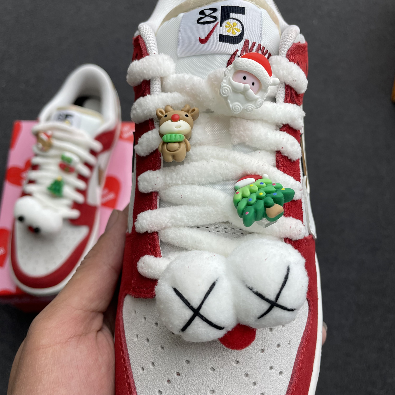 Nike Sb Dunk Low 85 Christmas Red White Brown Do9457 112 (6) - www.newkick.vip