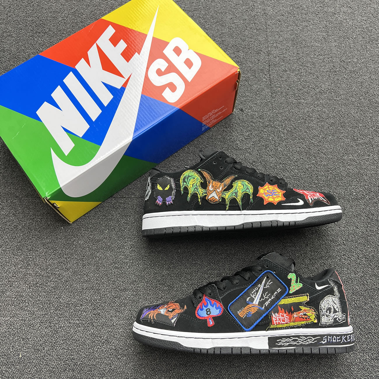 Nike Sb Dunk Low Pro Qs Neckface Dq4488 001 (5) - www.newkick.vip