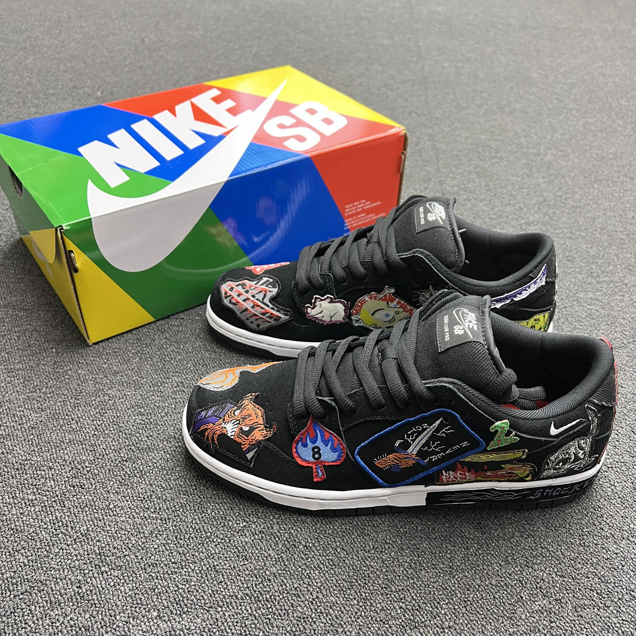 Nike Sb Dunk Low Pro Qs Neckface Dq4488 001 (4) - www.newkick.vip