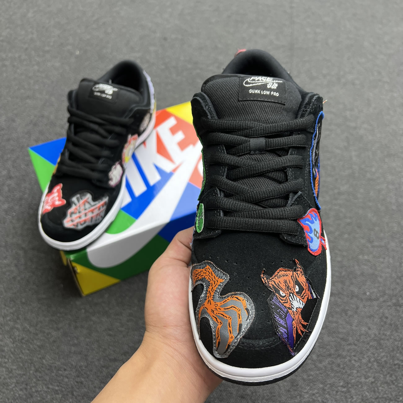 Nike Sb Dunk Low Pro Qs Neckface Dq4488 001 (9) - www.newkick.vip