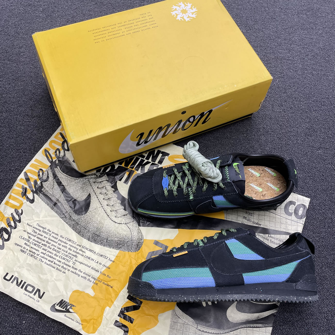 Nike Cortez Sp Union Off Noir Sesame Light Smoke (22) - www.newkick.vip