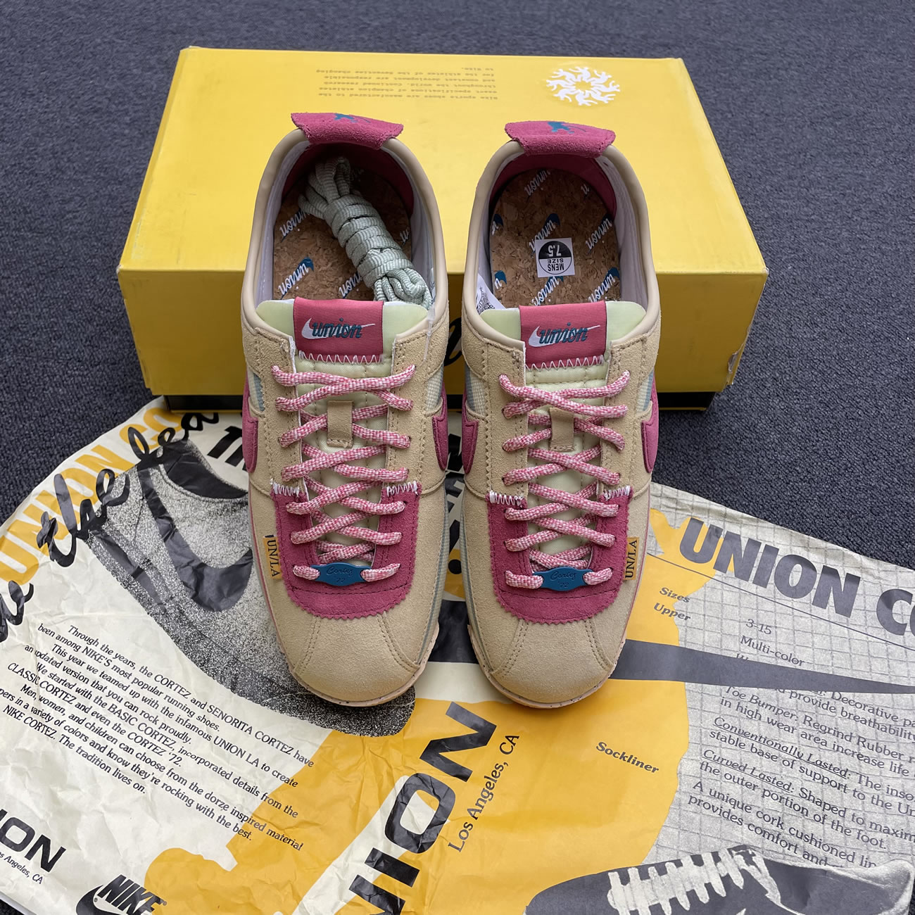 Nike Cortez Sp Union Off Noir Sesame Light Smoke (23) - www.newkick.vip