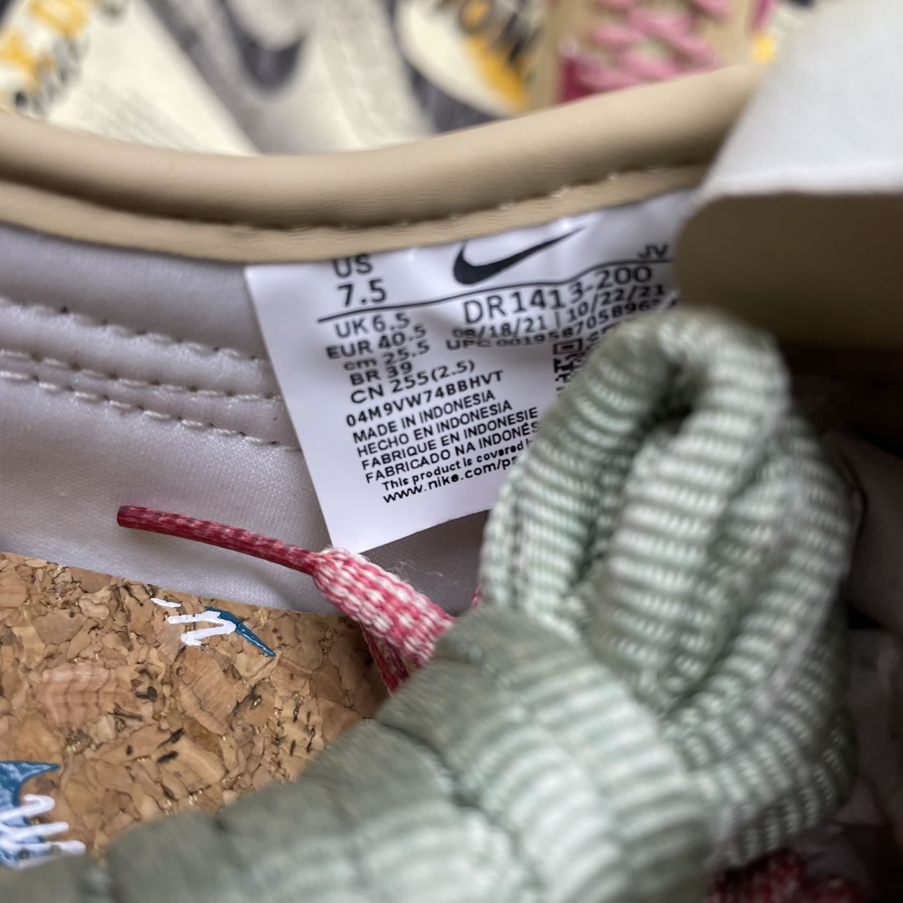 Nike Cortez Sp Union Off Noir Sesame Light Smoke (31) - www.newkick.vip