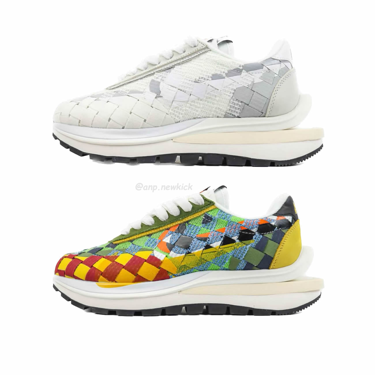 Sacai X Nike Waffe Woven White Green Gusto Dr5209 300 Dr5209 100 (1) - www.newkick.vip