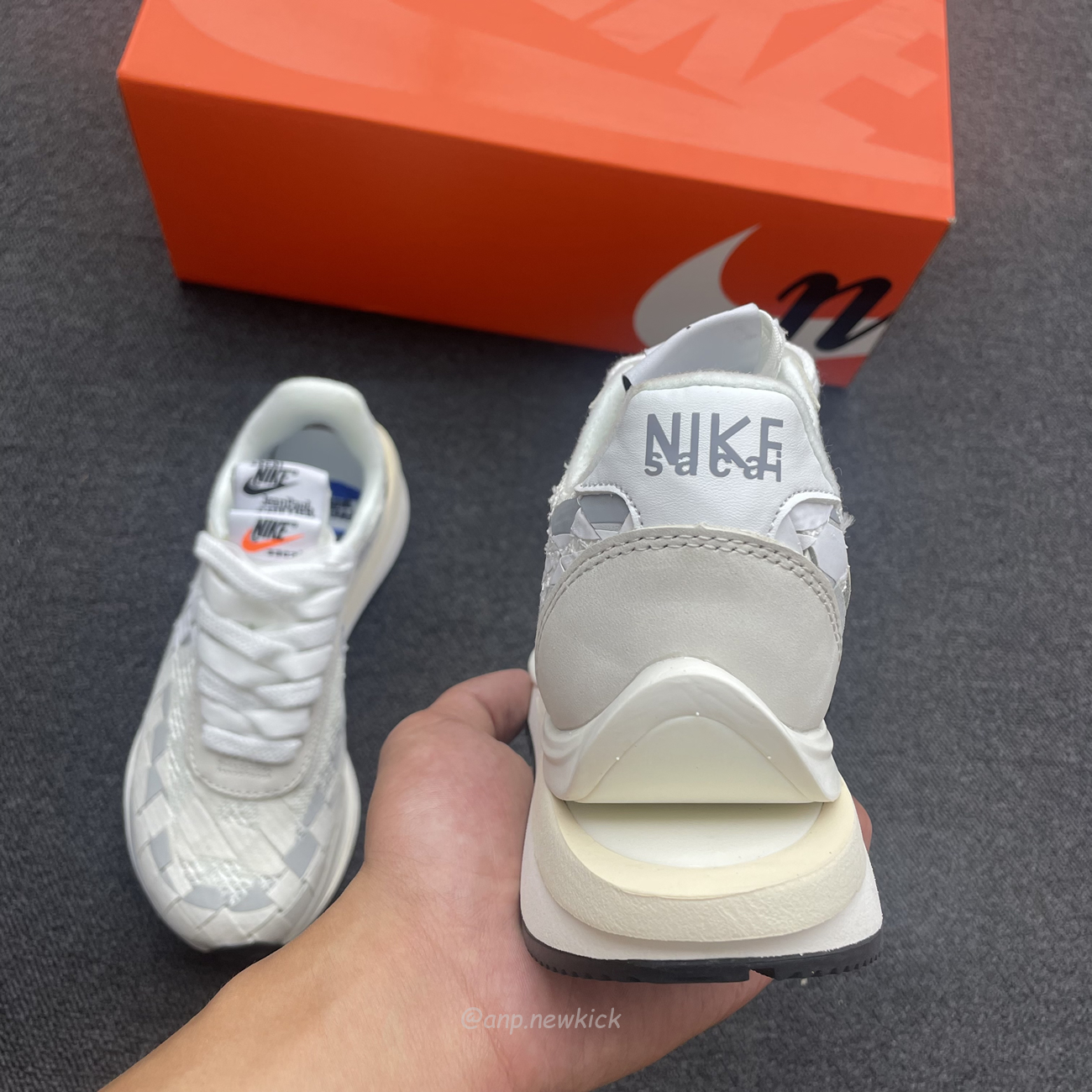 Sacai X Nike Waffe Woven White Green Gusto Dr5209 300 Dr5209 100 (8) - www.newkick.vip