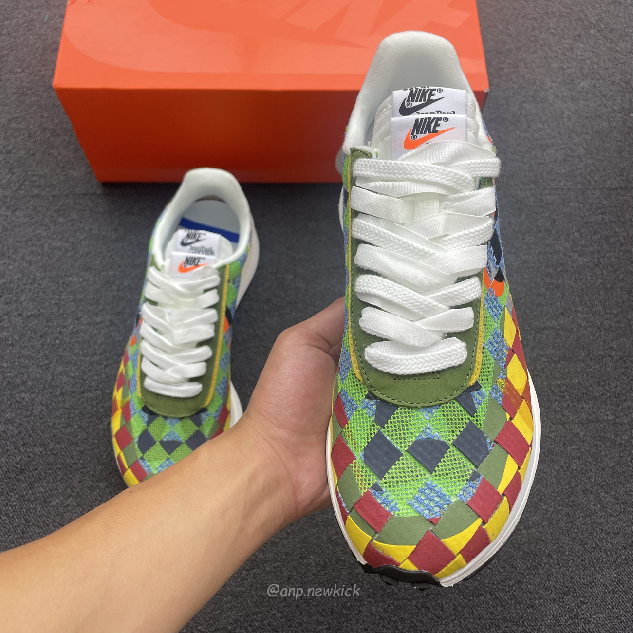 Sacai X Nike Waffe Woven White Green Gusto Dr5209 300 Dr5209 100 (9) - www.newkick.vip
