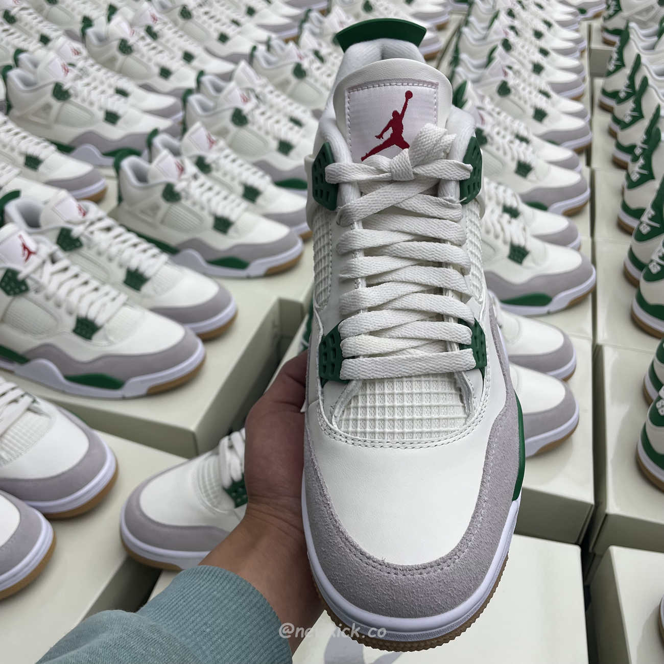 Air Jordan 4 Retro Sb Pine Green Dr5415 103 (14) - www.newkick.vip