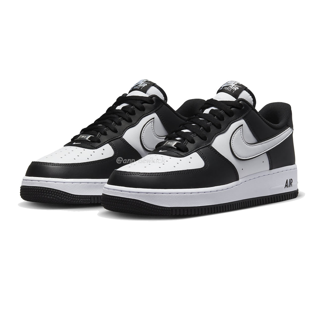 Nike Air Force 1 07 Low White Black Outline Swoosh White Swoosh Panda Dv0788 103 Dv0788 001 (16) - www.newkick.vip