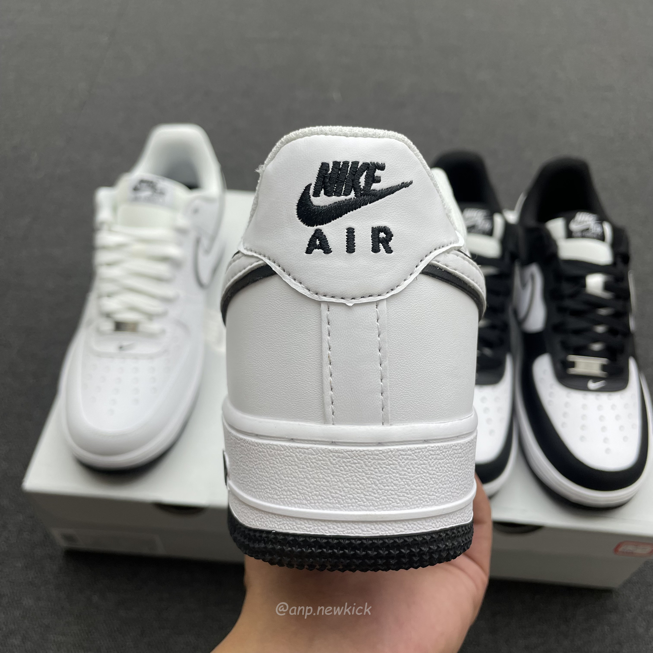 Nike Air Force 1 07 Low White Black Outline Swoosh White Swoosh Panda Dv0788 103 Dv0788 001 (3) - www.newkick.vip