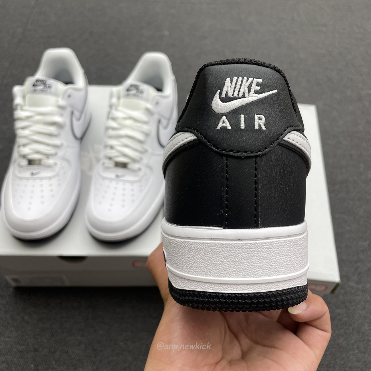 Nike Air Force 1 07 Low White Black Outline Swoosh White Swoosh Panda Dv0788 103 Dv0788 001 (6) - www.newkick.vip