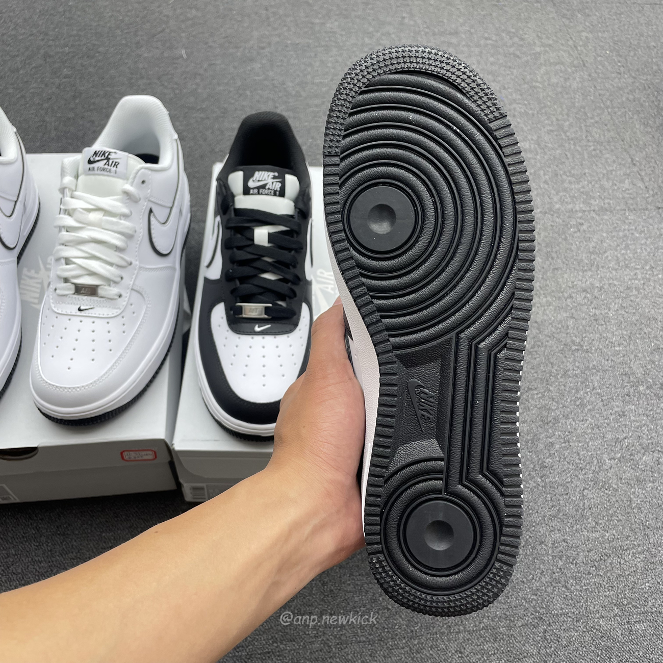 Nike Air Force 1 07 Low White Black Outline Swoosh White Swoosh Panda Dv0788 103 Dv0788 001 (7) - www.newkick.vip