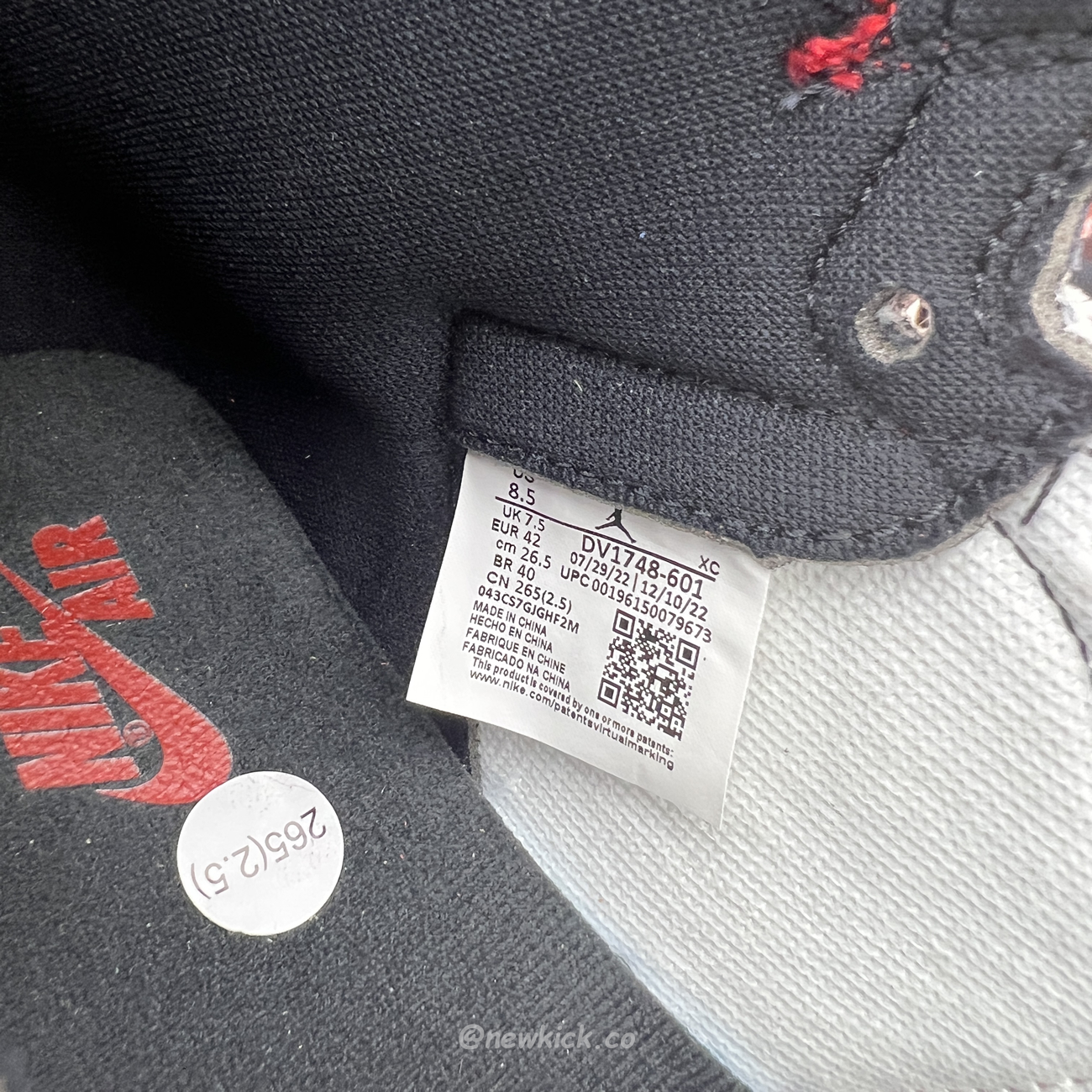 Air Jordan 1 High Og Spider Man Across The Spider Verse Dv1748 601 (18) - www.newkick.vip