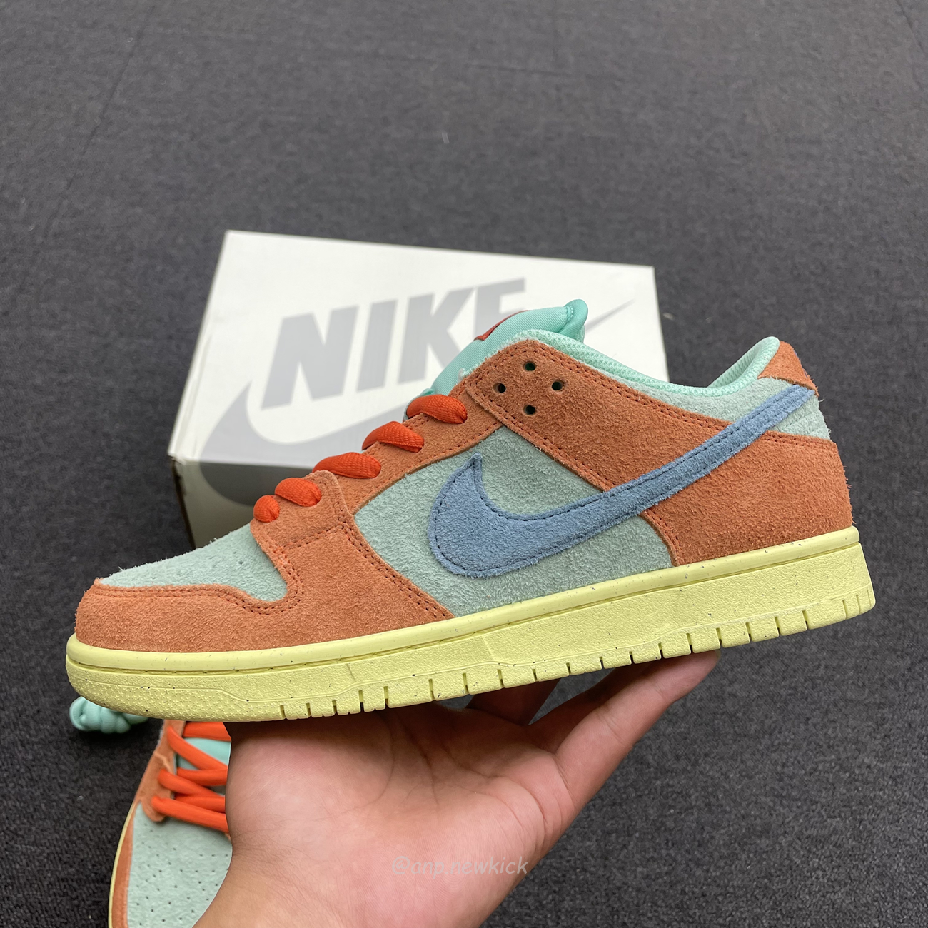 Nike Sb Dunk Low Orange Emerald Rise Dv5429 800 (11) - www.newkick.vip