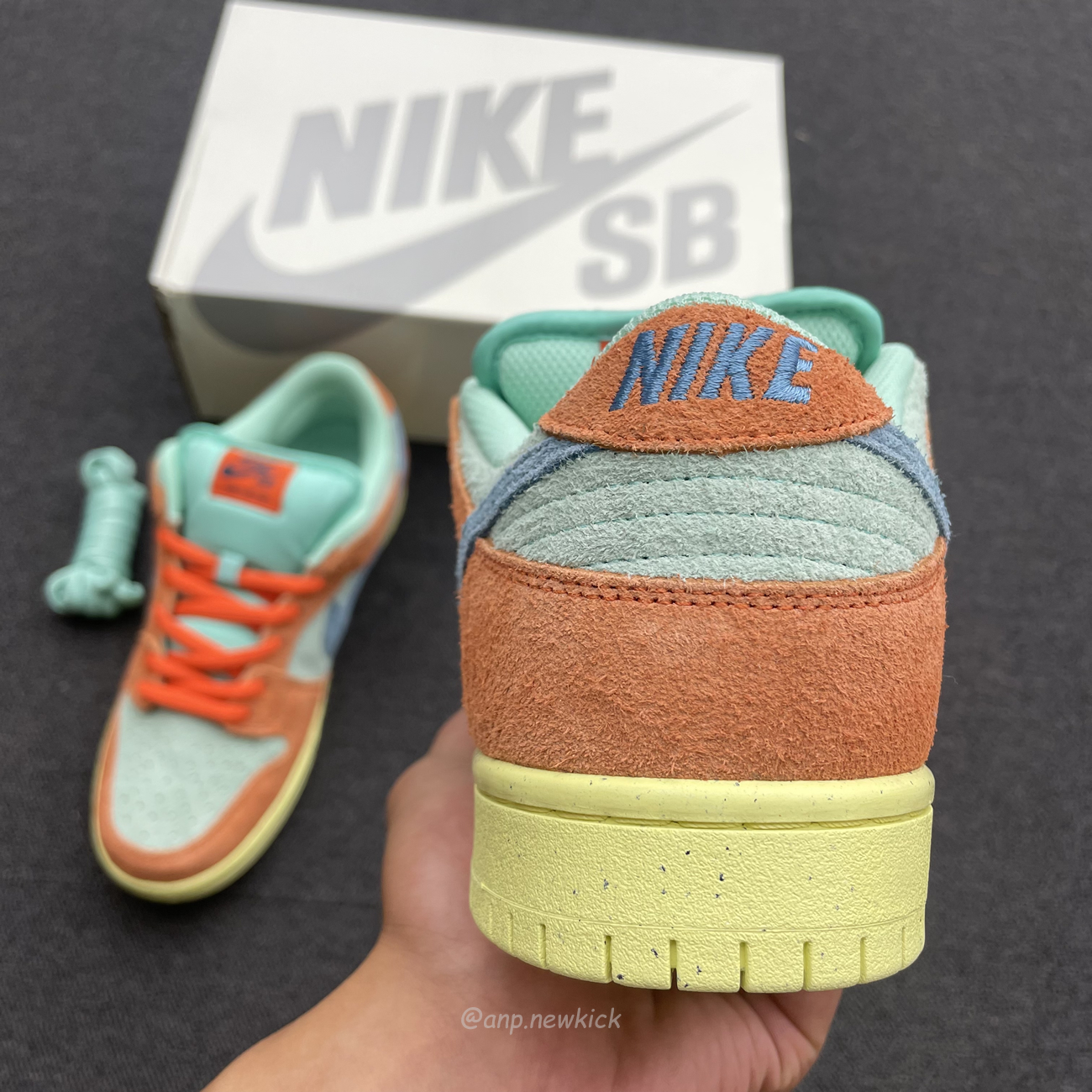Nike Sb Dunk Low Orange Emerald Rise Dv5429 800 (8) - www.newkick.vip