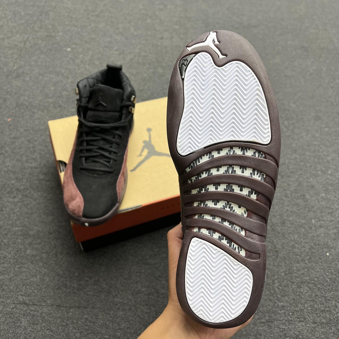 Air Jordan 12 Retro A Ma Maniére Black Dv6989 001 (11) - www.newkick.vip