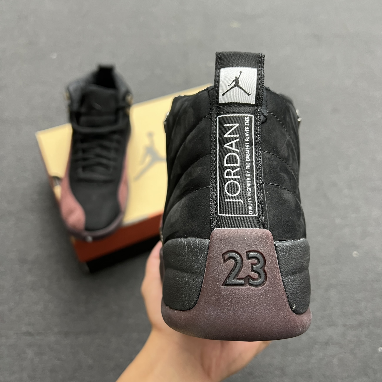 Air Jordan 12 Retro A Ma Maniére Black Dv6989 001 (10) - www.newkick.vip