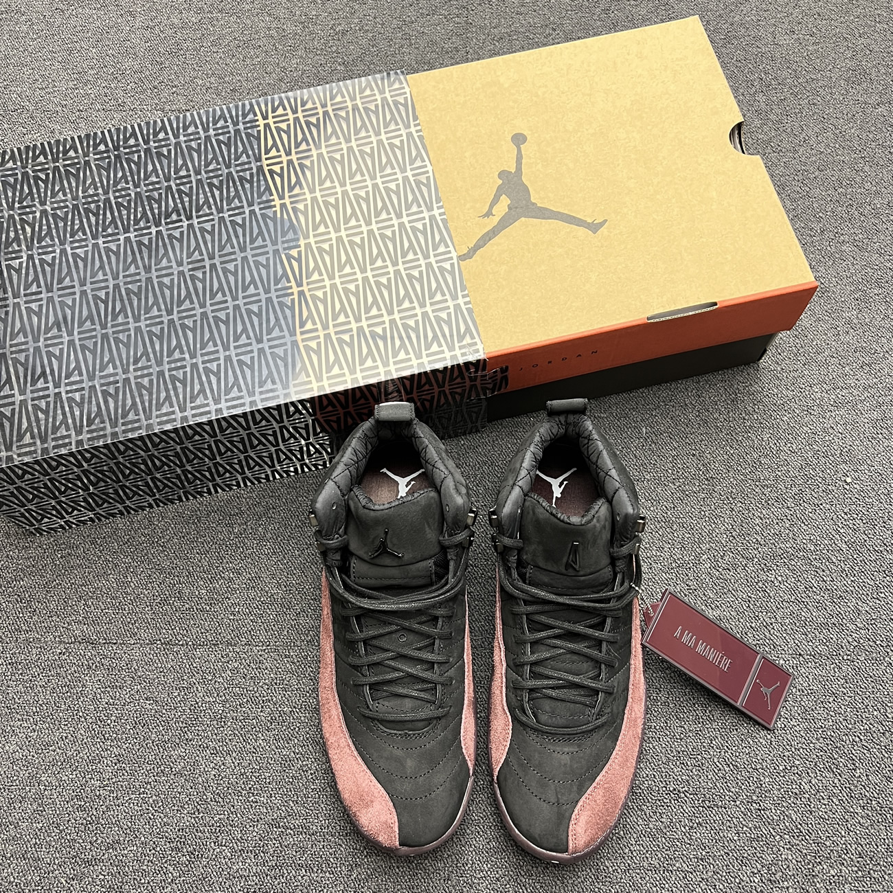 Air Jordan 12 Retro A Ma Maniére Black Dv6989 001 (2) - www.newkick.vip