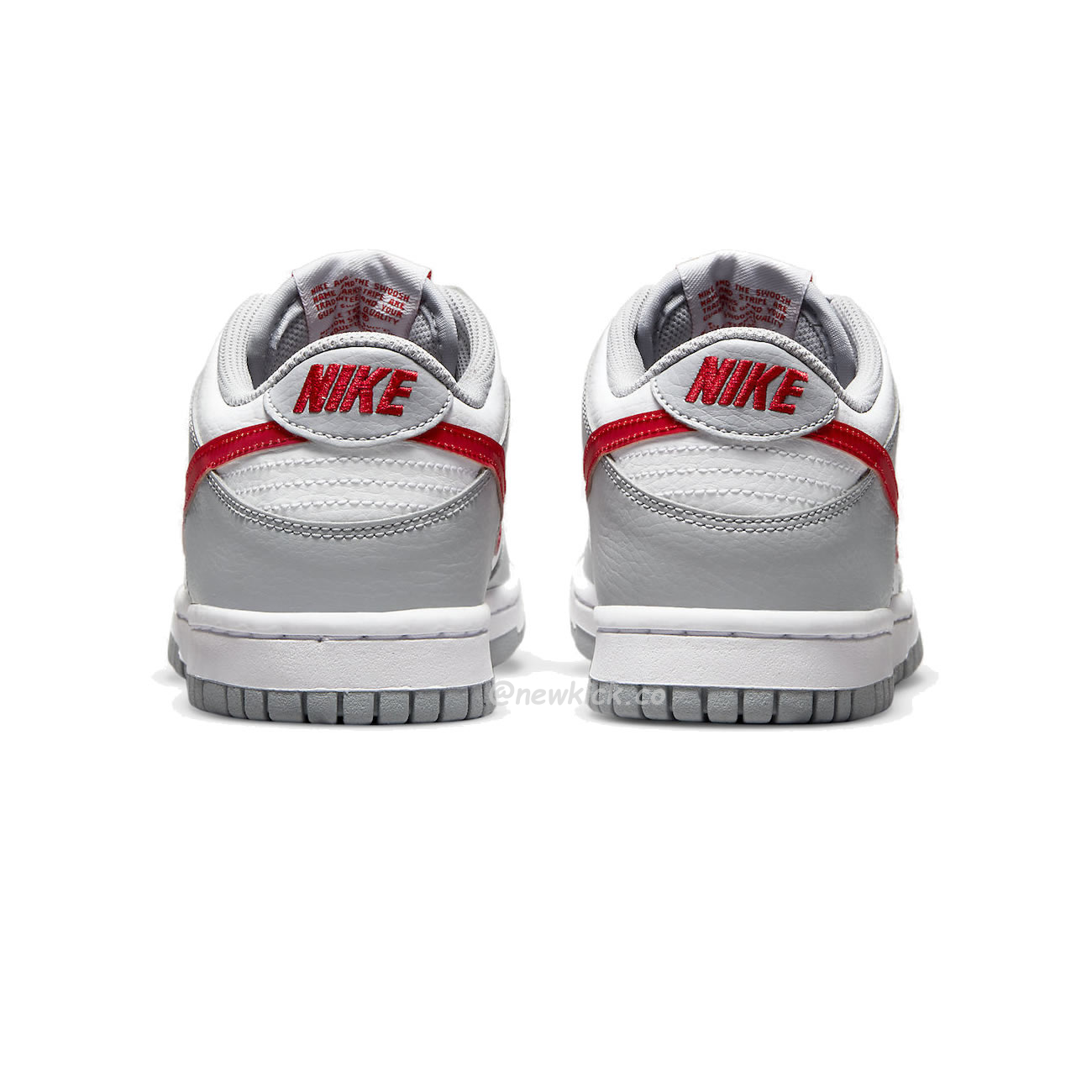Nike Dunk Low White Wolf Grey University Red Gs Dv7149 001 (6) - www.newkick.vip