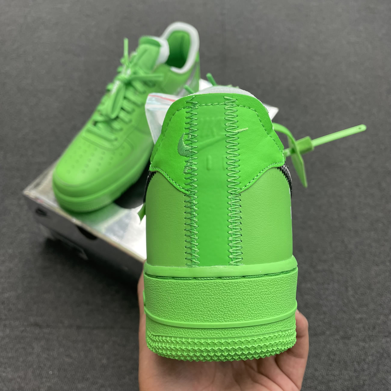 Off White Nike Air Force 1 Low Light Green (44) - www.newkick.vip