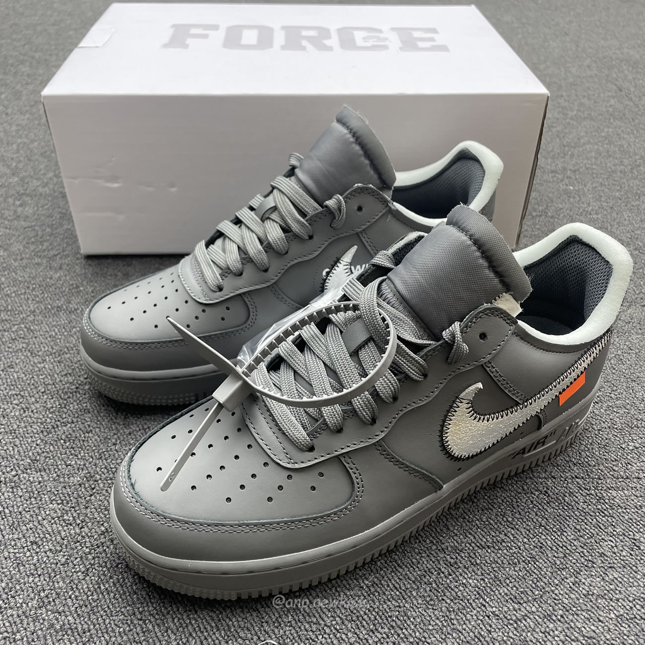 Nike Air Force 1 Low Off White Ghost Grey Dx1419 500 (7) - www.newkick.vip