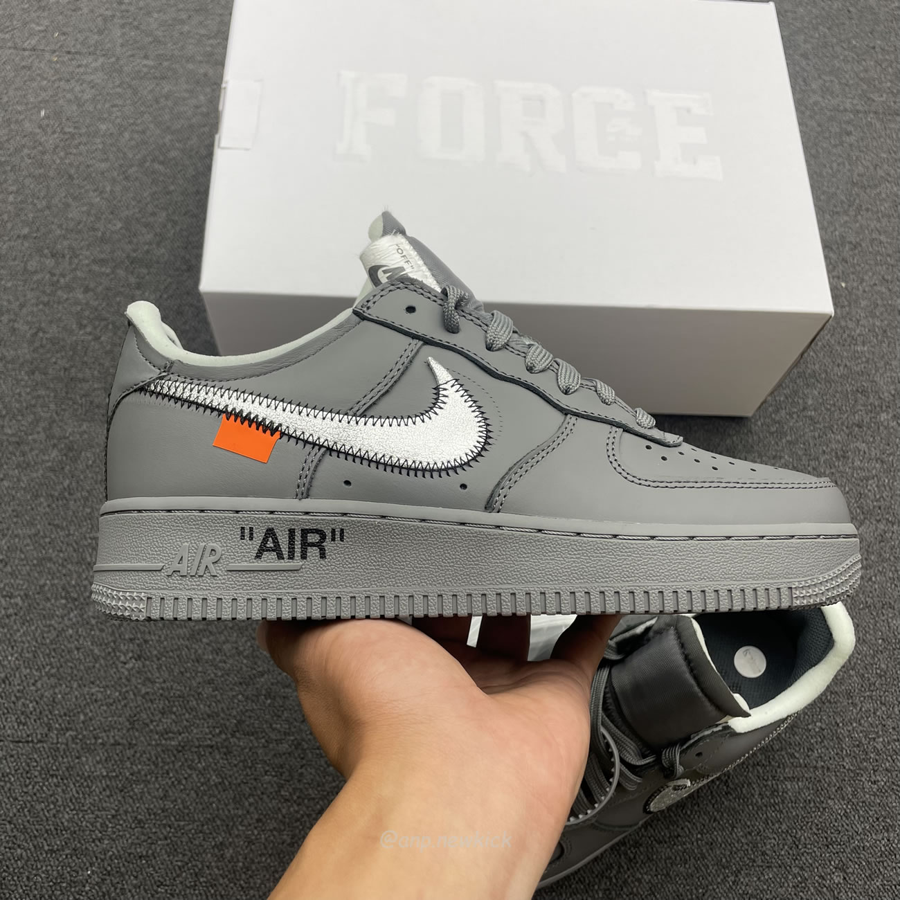 Nike Air Force 1 Low Off White Ghost Grey Dx1419 500 (9) - www.newkick.vip