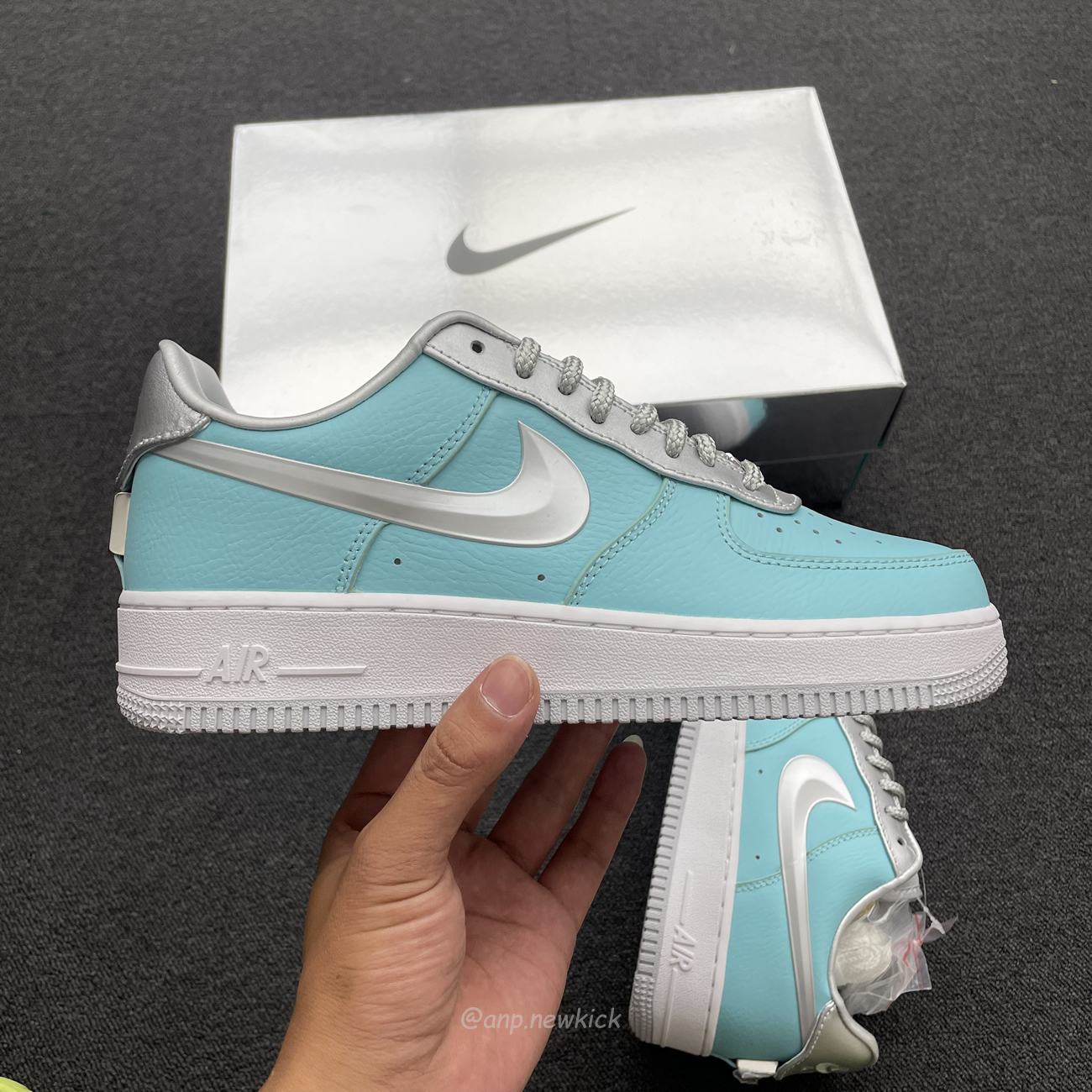Nike Air Force 1 Low Tiffany Co 1837 Blue Silver Dz1382 003 (2) - www.newkick.vip