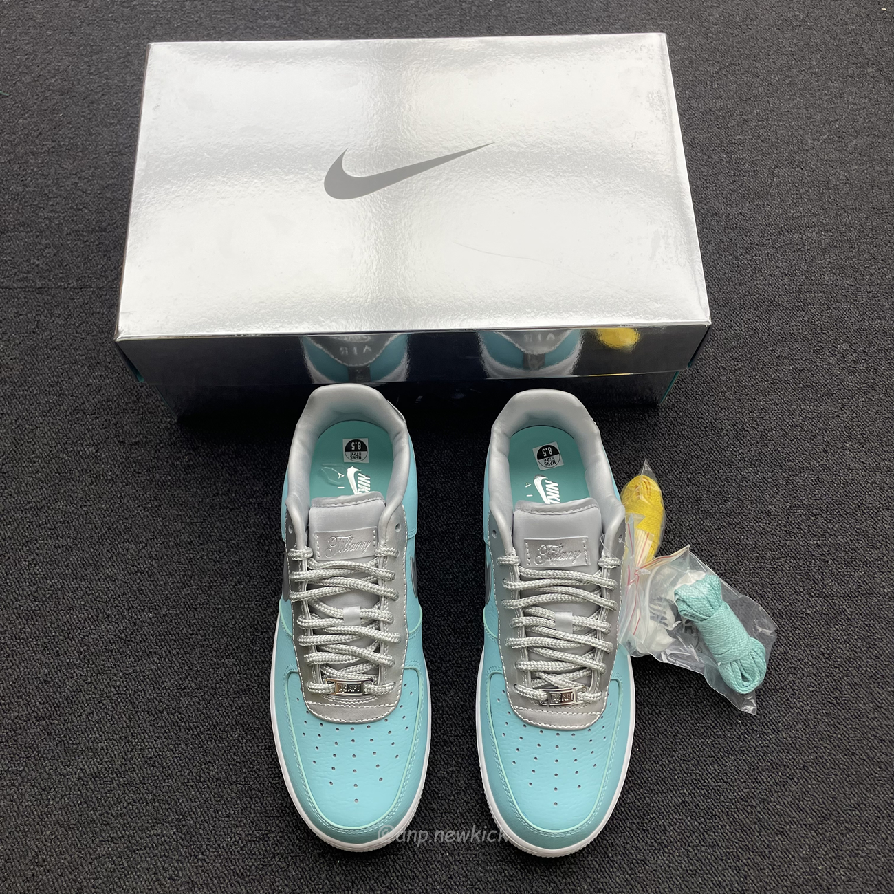 Nike Air Force 1 Low Tiffany Co 1837 Blue Silver Dz1382 003 (3) - www.newkick.vip