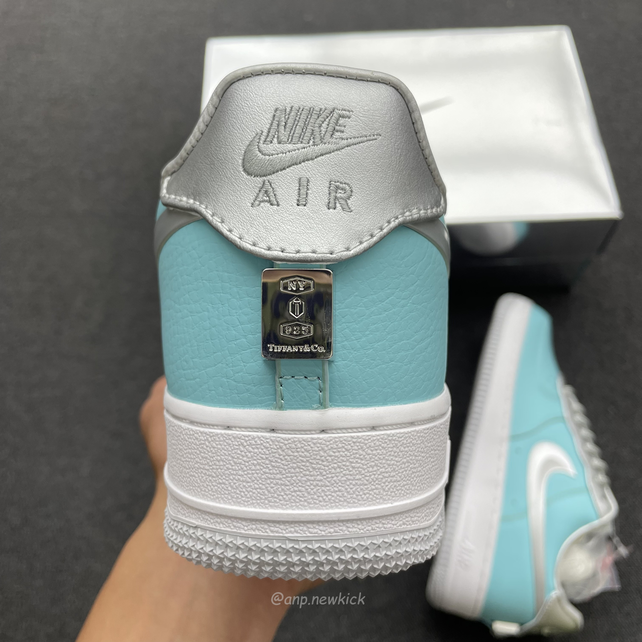 Nike Air Force 1 Low Tiffany Co 1837 Blue Silver Dz1382 003 (7) - www.newkick.vip