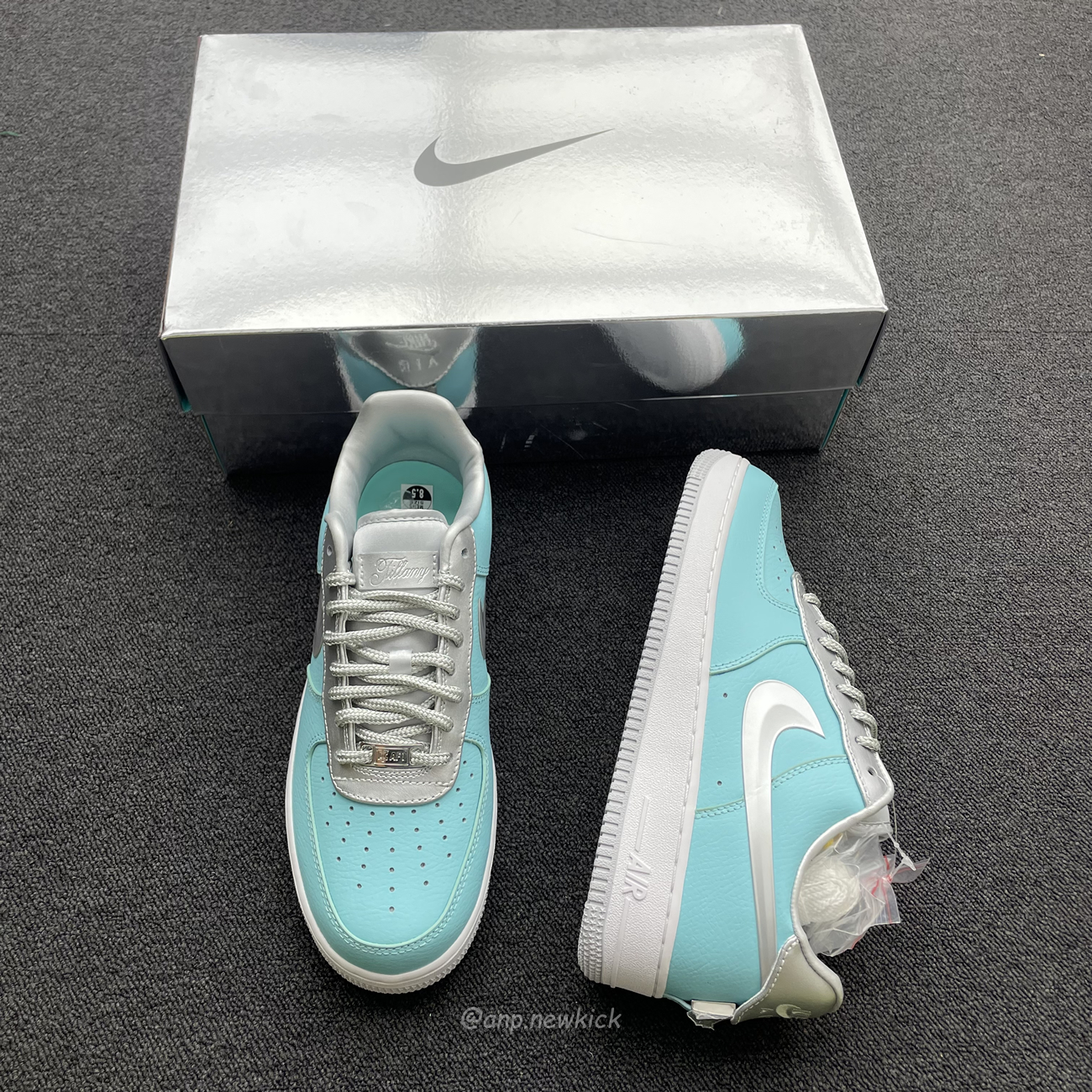 Nike Air Force 1 Low Tiffany Co 1837 Blue Silver Dz1382 003 (8) - www.newkick.vip
