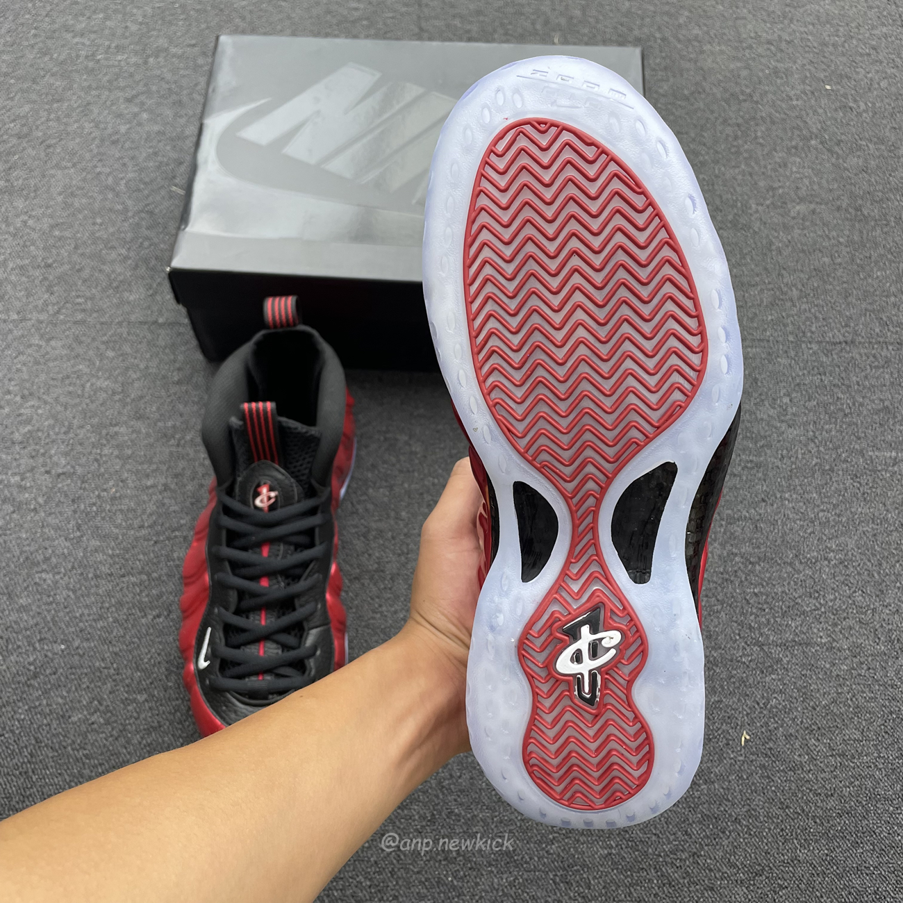 Nike Air Foamposite One Metallic Red 2023 Dz2545 600 (4) - www.newkick.vip