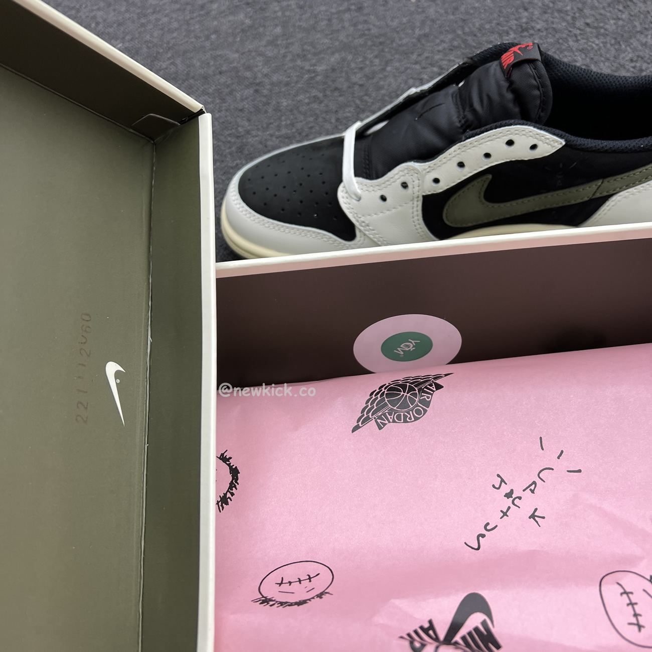 Air Jordan 1 Retro Low Og Sp Travis Scott Olive W Dz4137 106 (21) - www.newkick.vip