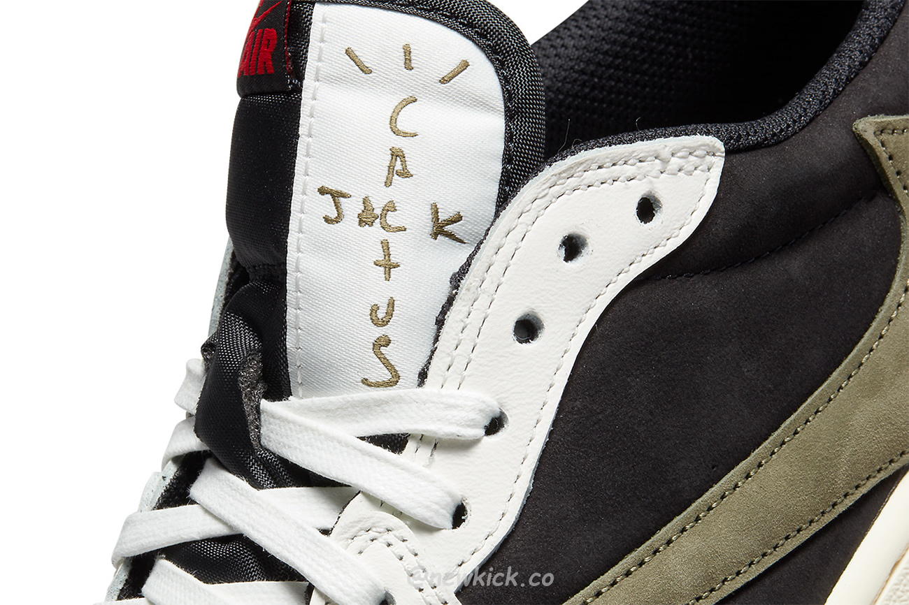 Air Jordan 1 Retro Low Og Sp Travis Scott Olive W Dz4137 106 (44) - www.newkick.vip